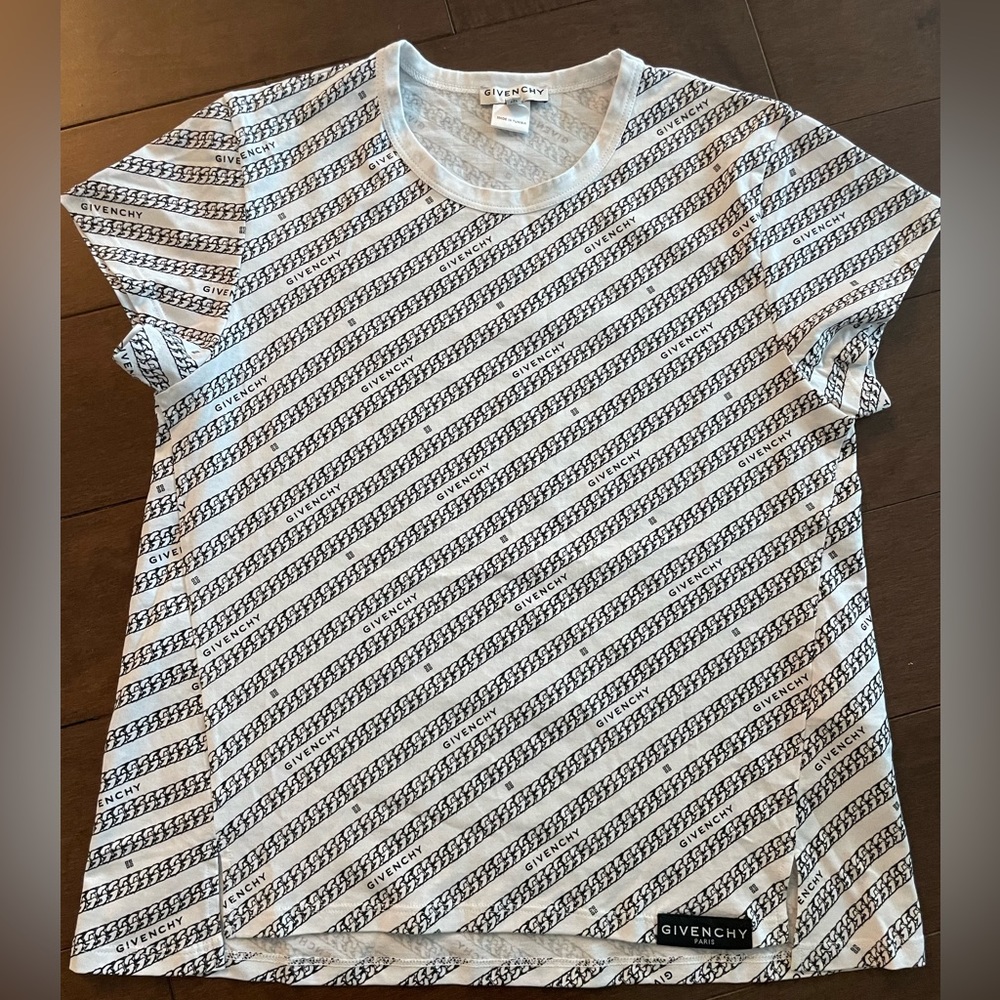 Givenchy Girls Chain Print T Shirt
